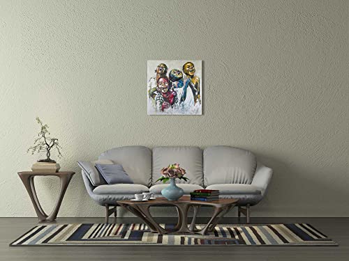 African American Canvas Wall Art Children's Posters Prints 4 Happy Children Innocent Children Bright Smiles Original Heart Home Decorative Art Wall Canvas Art Printing Art Decorative Paintings Posters For Bedroom Study Living Room Children's Room Christmas Gift(Unframed) #TOP27