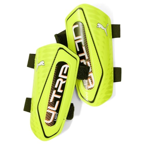 Image of Puma Cloud Ultra Light Strap Shin Guards Lime/black M