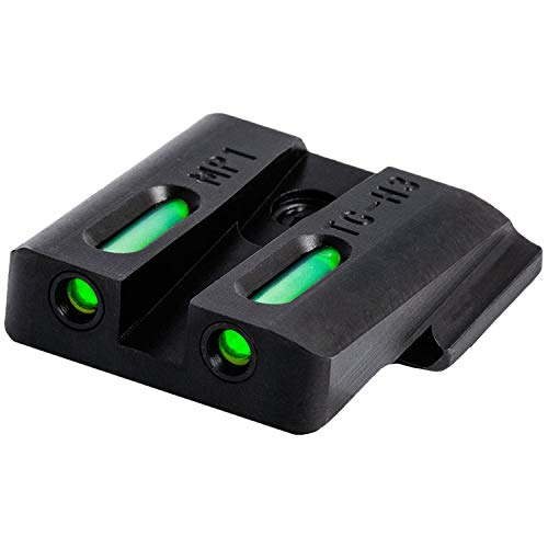 Image of TRUGLO TFX Handgun Sight | Durable Shock-Resistant Compact Brightly Glowing Tritium & Fiber-Optic Xtreme Day /Night Sight for Handguns