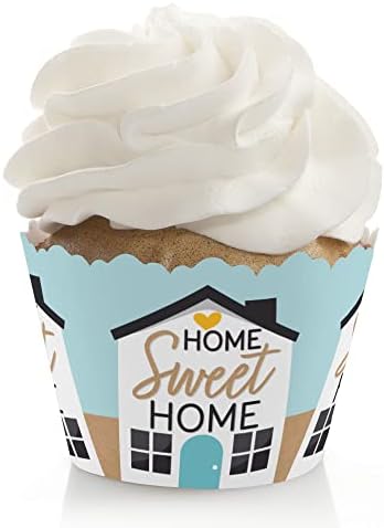 Big Dot of Happiness Welcome Home Housewarming - New Sweet Home Decorations - Party Cupcake Wrappers - Set of 12 image 5