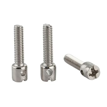 10Pcs M3 M4 M5 M6 Stainless Steel Lead Sealing Screw with Hole for Electric MeterM3X12MM