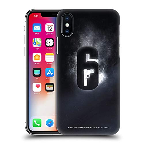 Rainbow Six Siege Glow Logos Hard Back Case for iPhone X / Xs