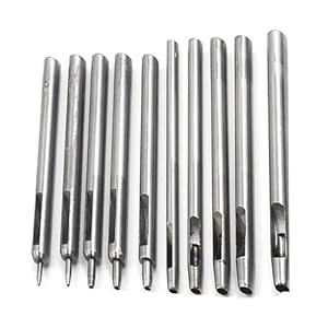 Wdbild Leder Loch Stanzwerkzeug 10er Set