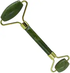 Rolo de Jade Para Rosto Massageador de Pele Roller Antirruga Relaxamento Cuidados com a Pele, Padrão Premium Feito de Pedra Natural.