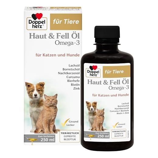 Doppelherz Haut und Fell Öl für Katzen