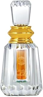 Oudh Mukhallat Concentrated Perfume Oil for Men, Alcohol-Free, Crystal Glass Bottle 6ml