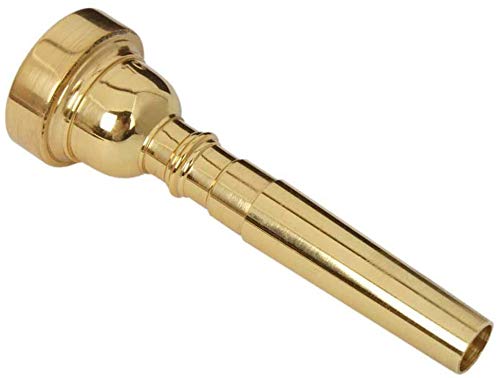 Liyafy 3pcs Gold Plated Trumpet Mouthpiece 3C 5C 7C Trumpet Accessories Parts for Beginners and Professional Players