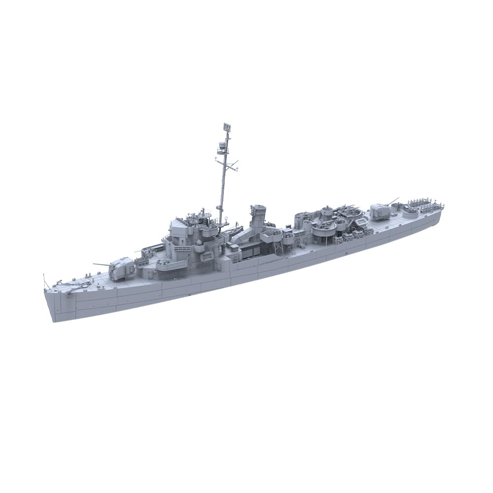 MRY-SFW SSC200598-A 1/200 zestaw do budowy modelu wojskowego USS Buckley Class Coolbaugh Fregata DE-217 Segmentowany kadłub