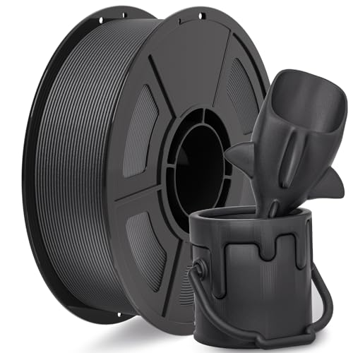 IEMAI PLA-CF Filament 1.75mm Matte Black 1KG, Carbon Fiber Reinforced PLA 3D Printer Filament, High Rigidity, Dimensional Stability & Low Warpage, Easy to Print for Prototype Parts