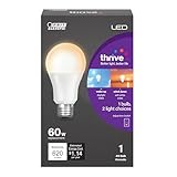 Feit Electric LED Circadian Rhythm Intellibulb - A19 with an E26 Medium Base Light Bulb - 60W Equivalent - 15 Year Life - 620 Lumen - 2700K Soft White and 5000K Daylight