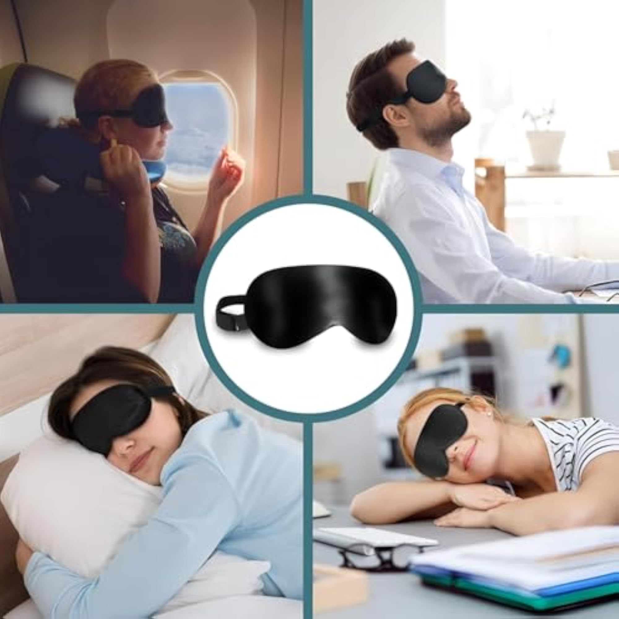 Eye Mask with Ice Pack for Traveling Comfort