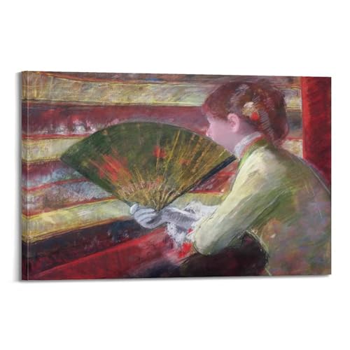 Stampa artistica da parete su tela, motivo: Jeune Femme Dans