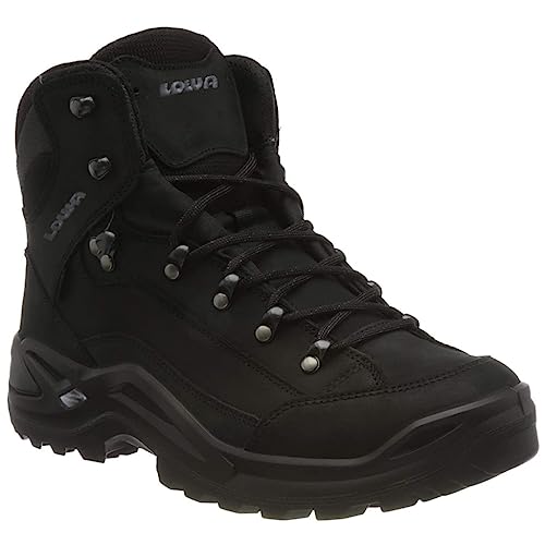 Image of LOWA Men's Renegade GTX Mid Hiking Boot (Deep Black, numeric 13)