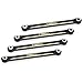 TREAL Brass FCX24 Lower Links Set (4pcs) Lower Chassis 4-Links for FMS FCX24 1:24