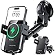 MOKPR Handyhalterung Auto mit Ladefunktion, 15W Handyhalterung Auto Induktives Laden für Entlüftungsclips/Instrumententafel/Windschutzscheibe für iPhone 16/15/14/13, Galaxy S24 usw (Schwarz)