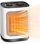 Amazon.com: Portable Space Heater 1500W with Thermostat, Electric Space  Heater,3 Modes, Safe and Quiet, Office Room Desk Indoor Use : Home u0026 Kitchen
