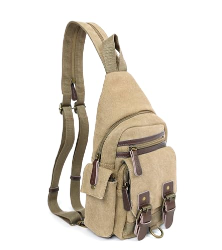 JESSIE & JAMES Shasta Canvas Concealed Carry Sling Bag for