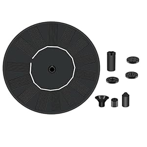 Drijvende Solar Fontein Zwembad Vijver Waterval Fontein Tuin Decoratie Outdoor Vogelbad Zonnepaneel Aangedreven Fontein A