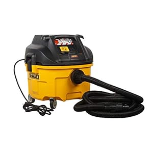 DeWalt Industriële nat- en droogzuiger/bouwstofzuiger (1.400 Watt, met automatische filterreiniging, klasse L, twee filtersysteem, incl. AirLock-adapter en zuigzak) DWV901L, zwart, geel