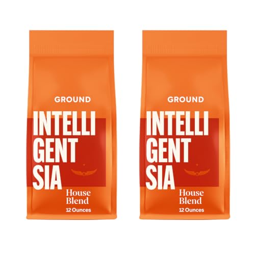 Intelligentsia Coffee, Light Roast Ground Coffee - House Blend 24 Ounces (2 Bags of 12 Ounces)