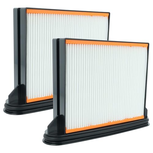 2x filtre plissé plat F8 vhbw pour Metabo ASR 35 H M L ACP