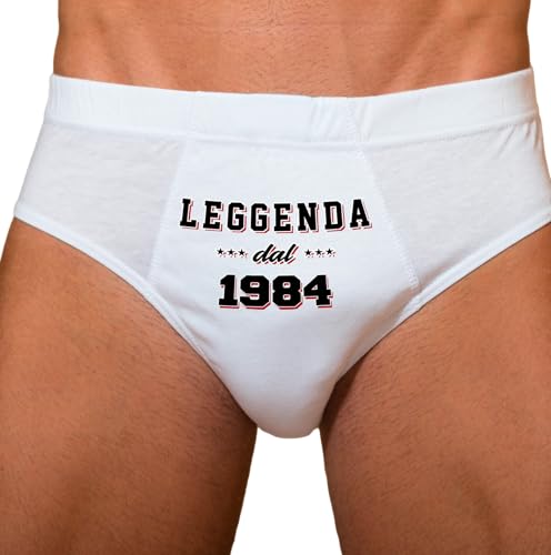 TeeDesign Slip Regalo 42 Anni Divertente Compleanno Uomo papà Marito