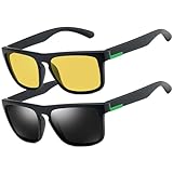 LEDING&BEST Gafas de sol polarizadas Hombre Mujere/verano Aire libre Deportes Golf Ciclismo Pesca Senderismo 100% Protección UV400 Gafas para Conducción