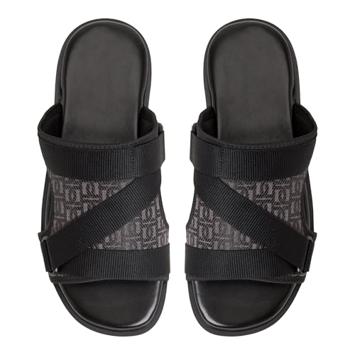 Image of Aldo DENIELS-IN004 Men Open Black Single Strap Sandals