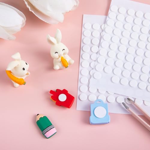 HINZIC 356 Pcs Foam Dots Double Sided Adhesive, 4 Sheets 3D Glue Dots Foam Tape Dots, 0.3/0.4/0.5/0.6inch Mini Round Sticky Mount Stickers for Craft Home Office Supplies - Thumbnail 7