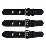 lederriemen ohne schnalle 3 Sätze PU-Leder-Druckknopfverschluss mit Metallhaken