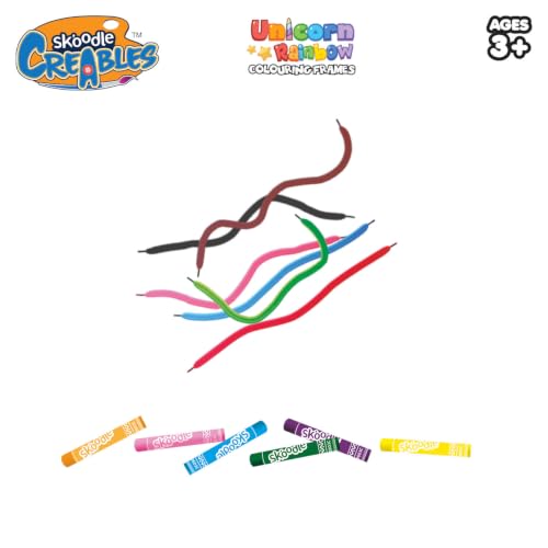 Image of SKOODLE Unicorn Rainbow Colouring Frames | DIY Colouring & Painting Art Kit for Kids