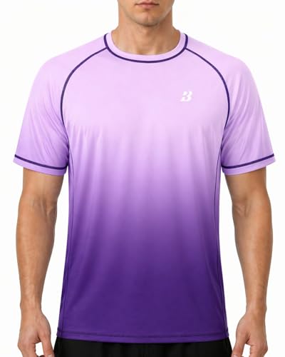Roadbox Men's Swim Shirts Short Sleeve, UPF 50+ UV Sun Protection SPF Rash Guard, Quick Dry Surf Water Beach Fishing T Shirt