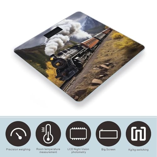 Balanza Digital de Baño con Diseño Locomotora a Vapor miniatura 3