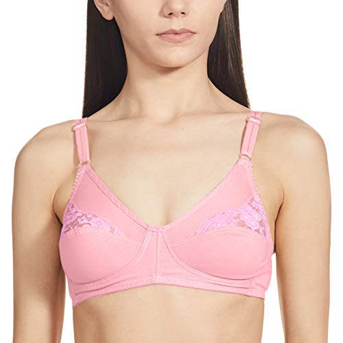 Image of Lovable Pink Non Padded Non Wired Full Cup Bra - 42B