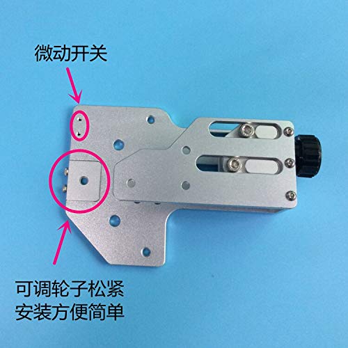 Lysee 3D Printer Parts & Accessories - 2040 Aluminum Profile XZ axis synchronous Belt Stretching straightening tensioner 3D Printer Accessories - (Color: Silver)