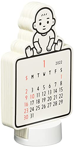 グリーティングライフ 2022年 カレンダー 卓上 Noritake ベビー C-1346-NT