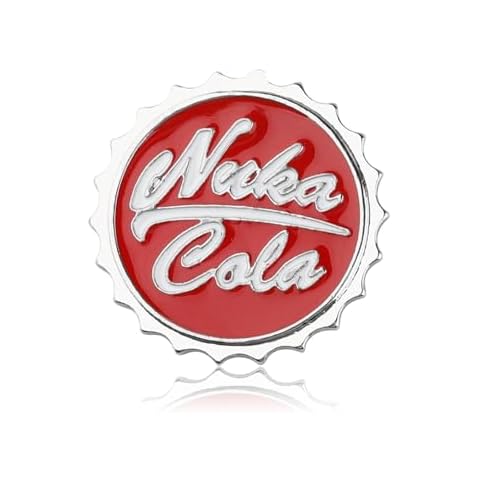 KEYCHIN Nuka Bottle Cap Enamel Pin Vedio Game Fans Gifts Nuka Bottle Opener Jewelry Nuka Game Merchandise (Nuka Brooch) Cover