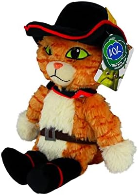 Whitehouse Leisure Dreamworks Shrek Super Soft Gift-Quality 33cm Plush Toy - Puss in Boots