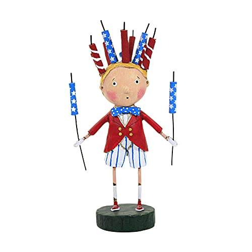 Lori Mitchell Roman's Candles Polyresin July Fourth Fire Crackers - One July Fourth Figurine 6.0 Inches - 15519 - Red #TOP5