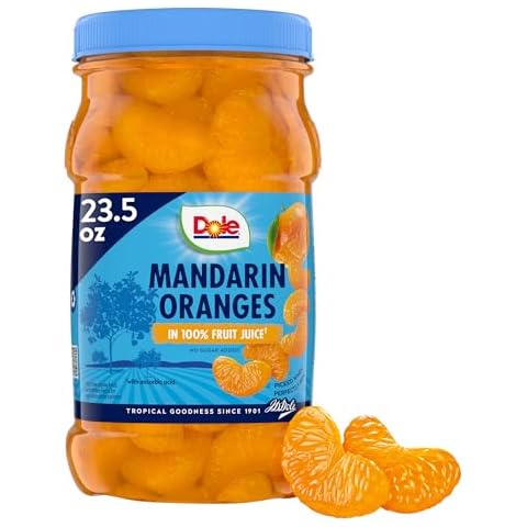 Dole Mandarin Oranges In 100% Fruit Juice, 23.5 Oz Resealable Jar Cover