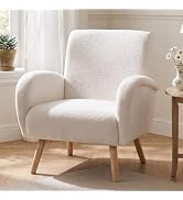 chairus Fauteuil de Loisirs en Fausse Fourrure Modern Chaise de Relaxation pour Salon Sofa de Cha...