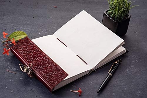 Urban Leather Tiger Eye Journal Vintage Handmade Drawing Sketchbook Scrapbook, Unlined