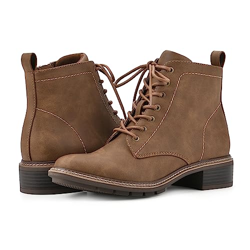 CLIFFS BY WHITE MOUNTAIN Women's Shoes Eligible Stacked Heel Lace-Up Ankle Bootie2