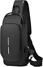 Anti Theft Backpack for Women, Sling Bag For Men CrossBody Backpack For Men Women, Anti-Theft Chest Bag With USB Charging Port, Messenger Bags, Casual Shoulder Bag, Handbag