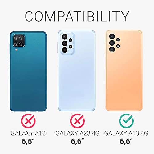 Kwmobile Tpu Case Compatible With Samsung Galaxy A13 4G - Case Tpu Phone Cover - Glittery Fairy Rose Gold/Transparent #TOP5