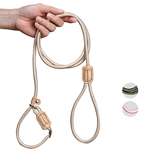 Correa de Perro Fuerte de 5.5 pies con Mango cómodo, Correa de Nailon Duradera para Mascotas con Collar de Perro, Correa de Entrenamiento para Perros, medianos y pequeños,Evita Que Perro se apresure Cover