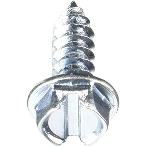 Hillman 41006 Zinc-Plated Hex Washer Sheet Metal Screws Cover