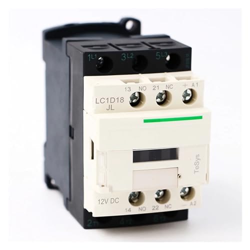 Contacteur de puissance LC1D18JL pour commande moteur 12V CC 18A