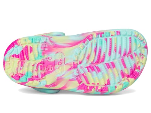 Image of Crocs Unisex-Child Classic Watercolor Marbled Clog