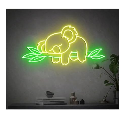 Lampe au néon Koala déco murale animaux mignons LED